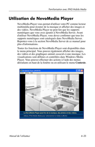 Guide utilisateur IPAQ 3715