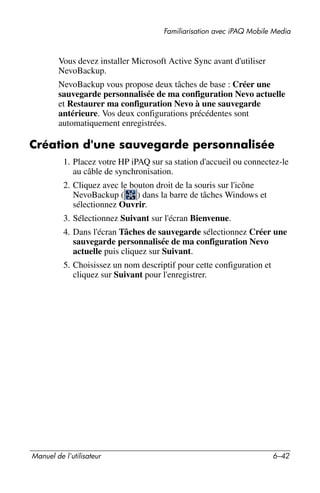 Guide utilisateur IPAQ 3715