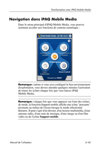 Guide utilisateur IPAQ 3715