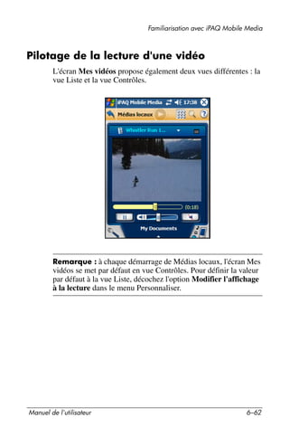 Guide utilisateur IPAQ 3715