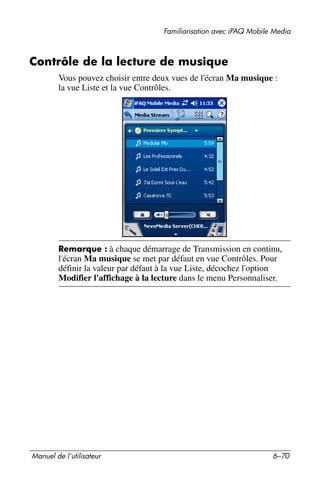 Guide utilisateur IPAQ 3715