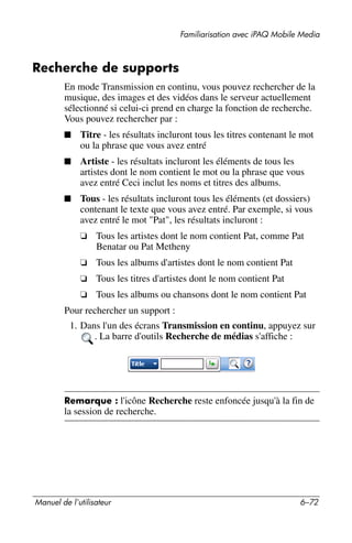 Guide utilisateur IPAQ 3715