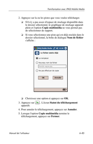 Guide utilisateur IPAQ 3715