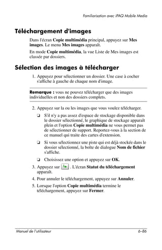 Guide utilisateur IPAQ 3715