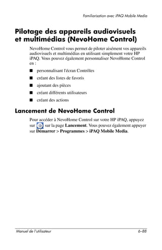 Guide utilisateur IPAQ 3715