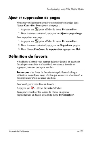 Guide utilisateur IPAQ 3715