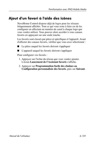 Guide utilisateur IPAQ 3715