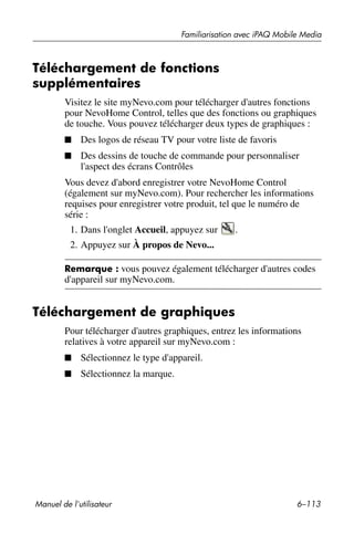 Guide utilisateur IPAQ 3715