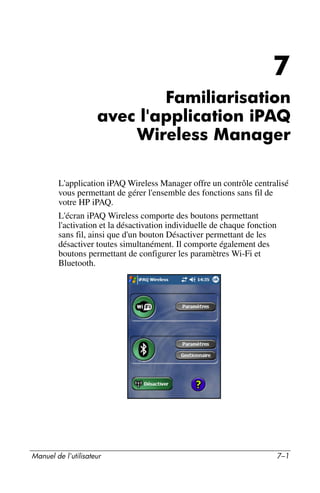 Guide utilisateur IPAQ 3715