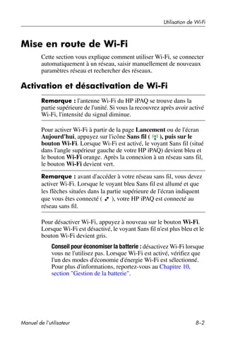Guide utilisateur IPAQ 3715