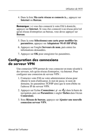 Guide utilisateur IPAQ 3715