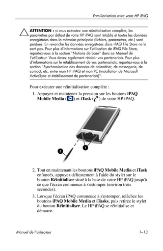 Guide utilisateur IPAQ 3715