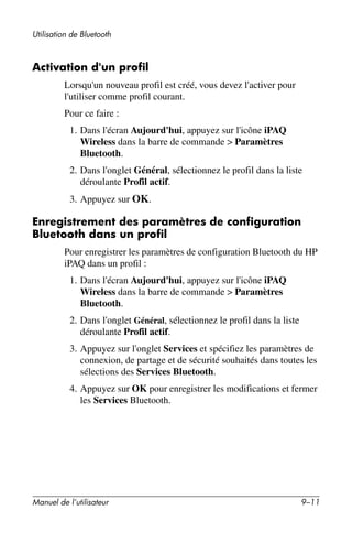 Guide utilisateur IPAQ 3715