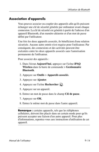 Guide utilisateur IPAQ 3715