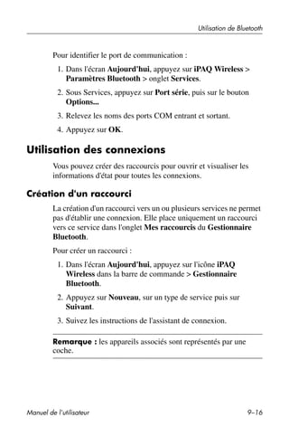 Guide utilisateur IPAQ 3715