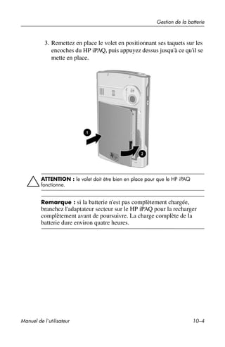 Guide utilisateur IPAQ 3715
