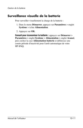 Guide utilisateur IPAQ 3715