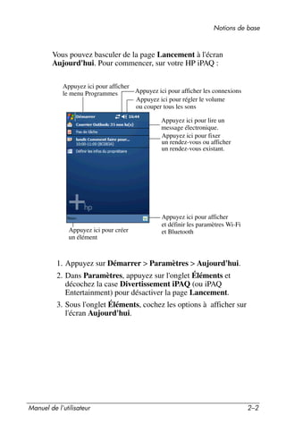 Guide utilisateur IPAQ 3715