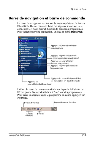 Guide utilisateur IPAQ 3715