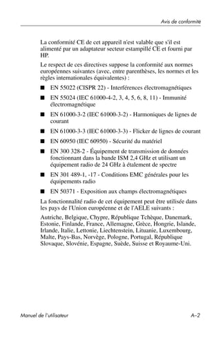 Guide utilisateur IPAQ 3715
