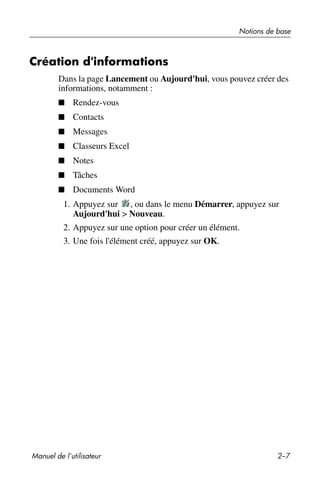 Guide utilisateur IPAQ 3715