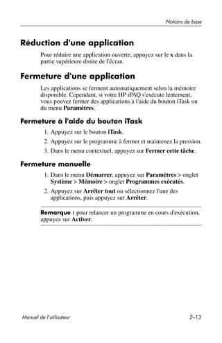 Guide utilisateur IPAQ 3715