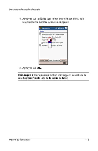 Guide utilisateur IPAQ 3715