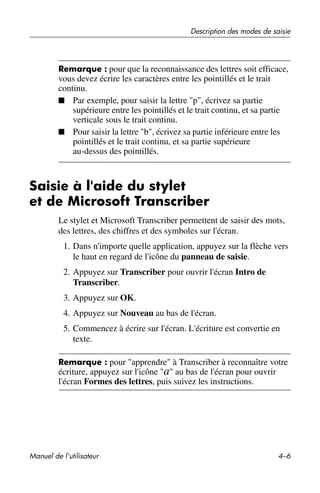 Guide utilisateur IPAQ 3715