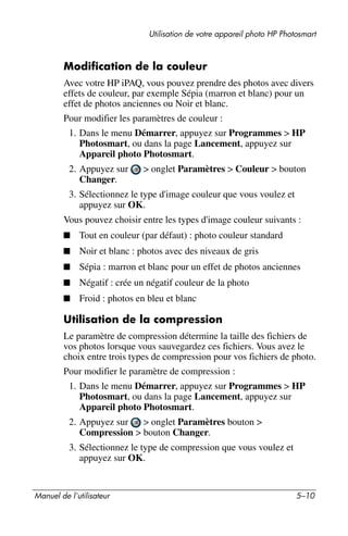 Guide utilisateur IPAQ 3715