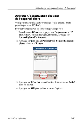 Guide utilisateur IPAQ 3715