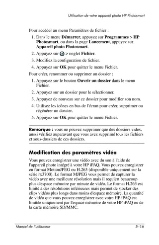 Guide utilisateur IPAQ 3715