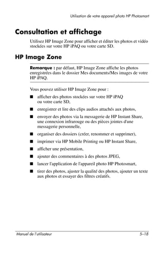 Guide utilisateur IPAQ 3715