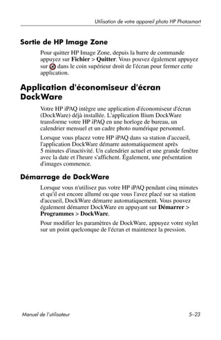 Guide utilisateur IPAQ 3715