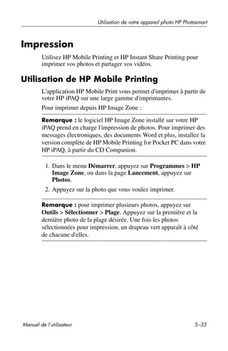 Guide utilisateur IPAQ 3715