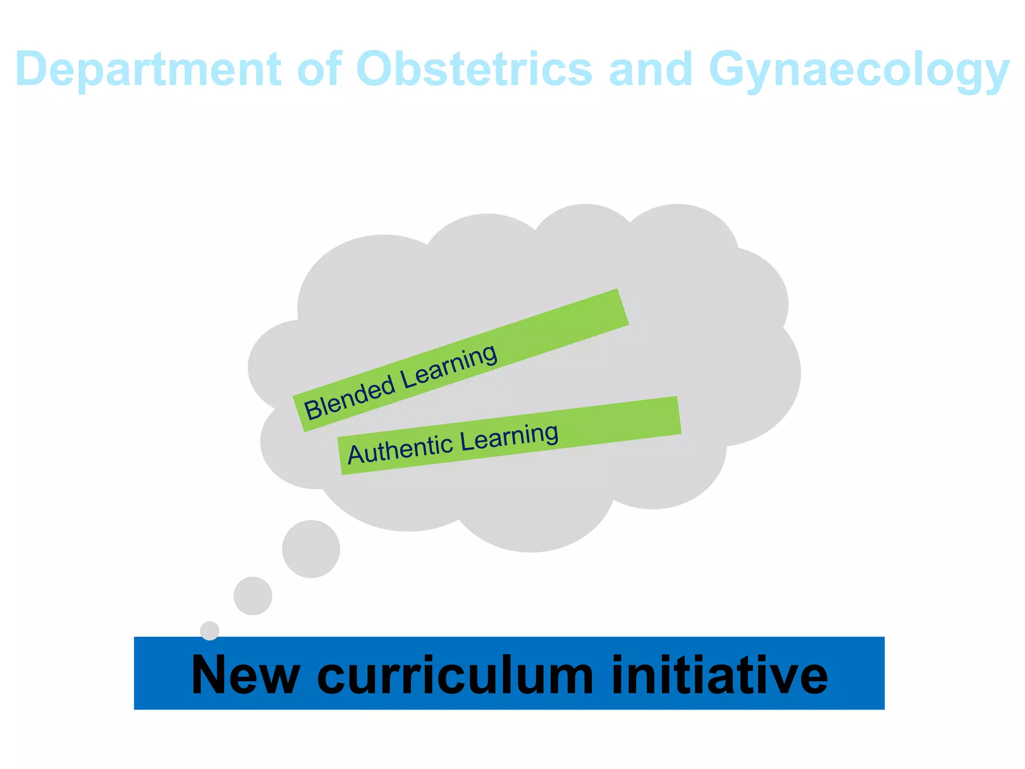 Department of Obstetrics and Gynaecology

New curriculum initiative

 