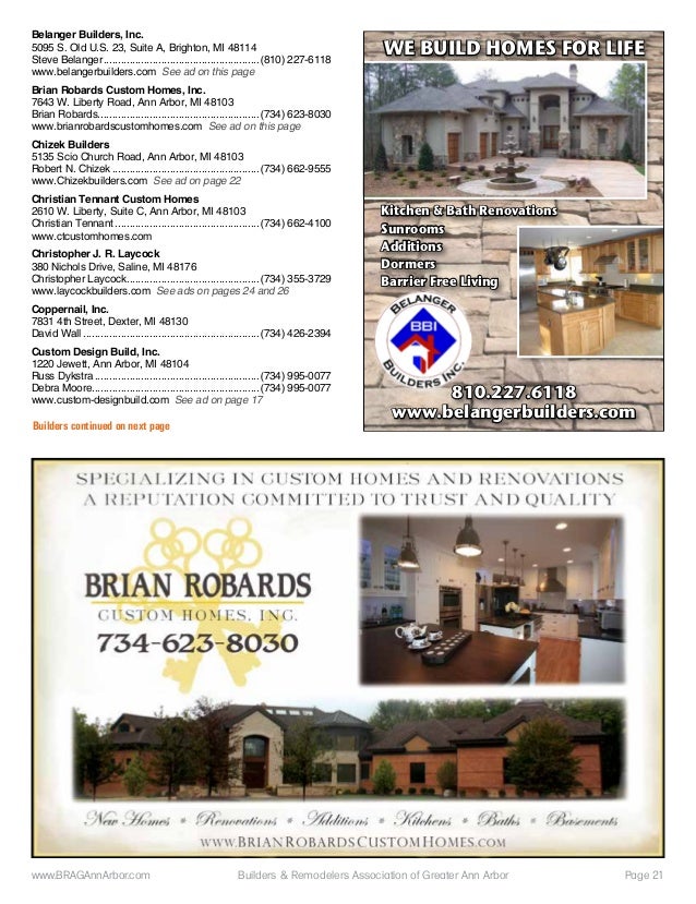 Homeowner's Guide to Builders, Remodelers and Services - 2016