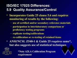 Guide25 vs ISO/IEC17025 | PPT