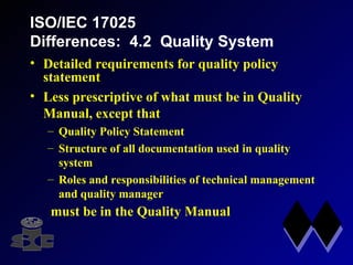 Guide25 vs ISO/IEC17025 | PPT