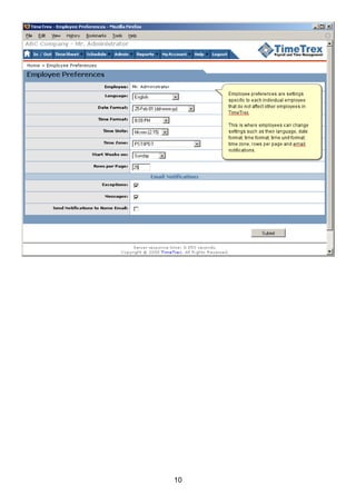 Guide 2 Employee Preferences