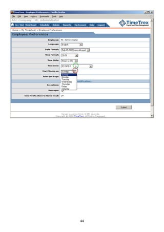 Guide 2 Employee Preferences