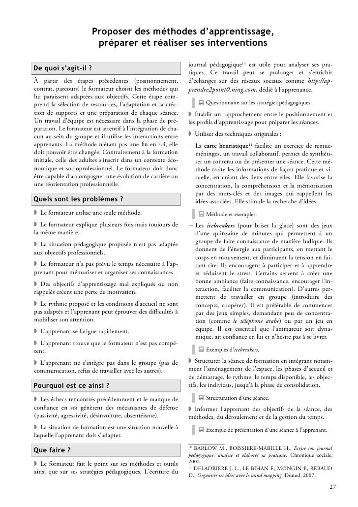 Accompagner Ma Mise En œuvre De La Competence Cle Apprendre A Apprend