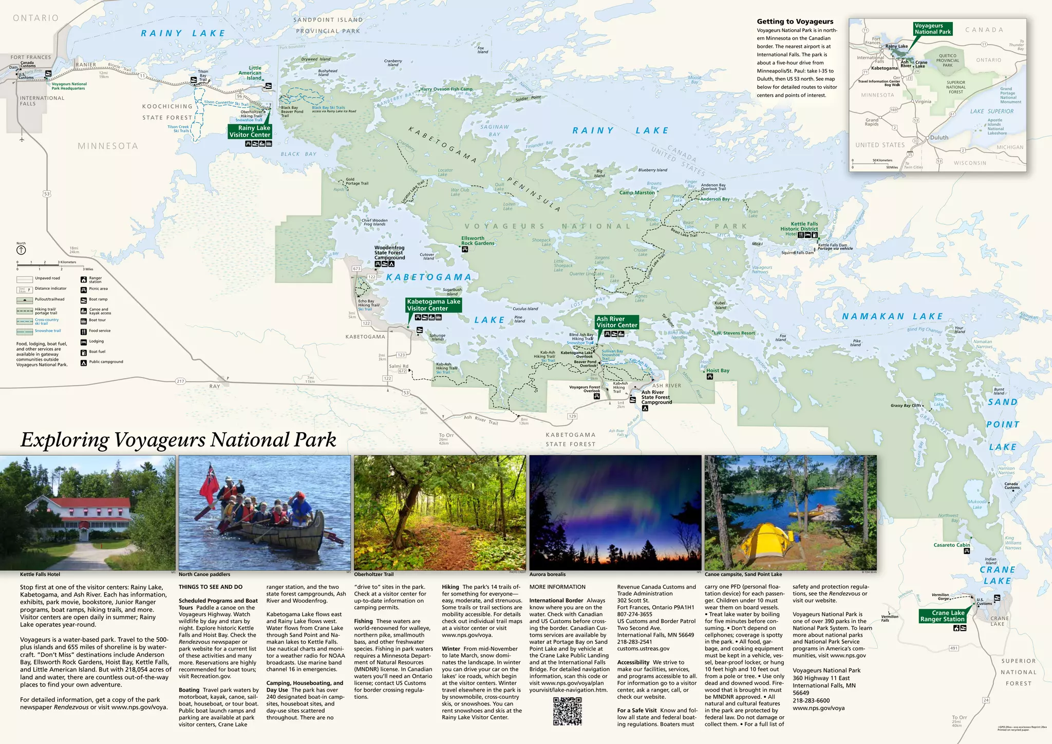 NostalgicOutdoors™- Voyageurs National Park- Guide & Map Part 2 | PDF