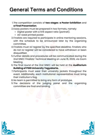 Competition General Statement Guidebook axample for competition national | PDF
