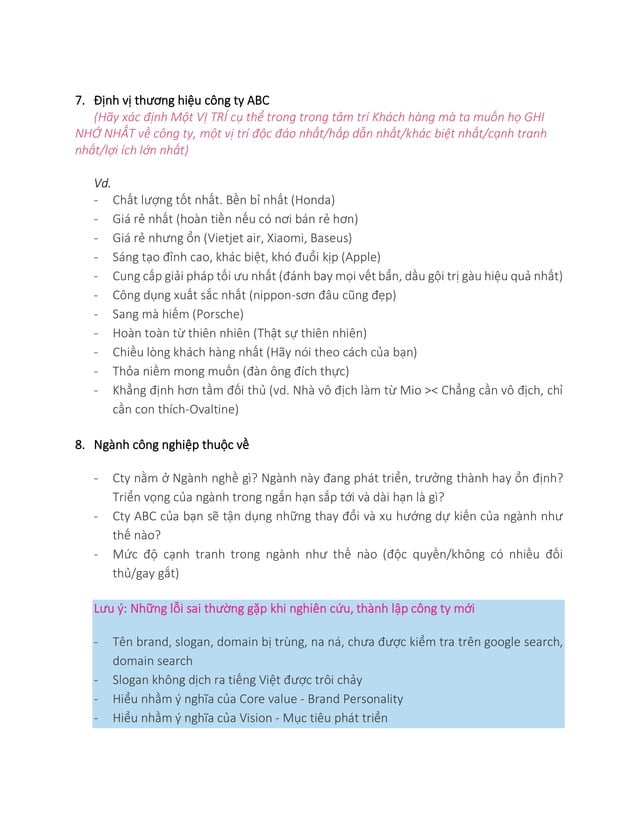 Guidebook QUẢN TRỊ THƯƠNG HIỆU | PDF