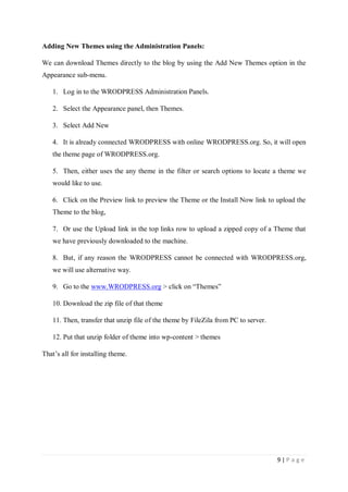 Guide book wordpress tutorial | PDF