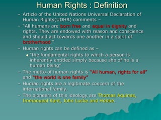 Human Rights Definition Simple Research Design/Outline on James Baldwin | PPT