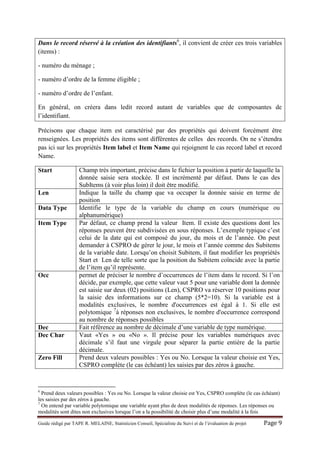 Guide cspro tapé | PDF
