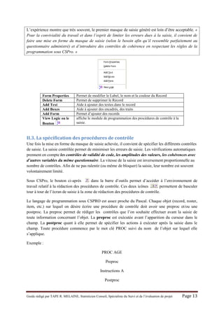 Guide cspro tapé | PDF