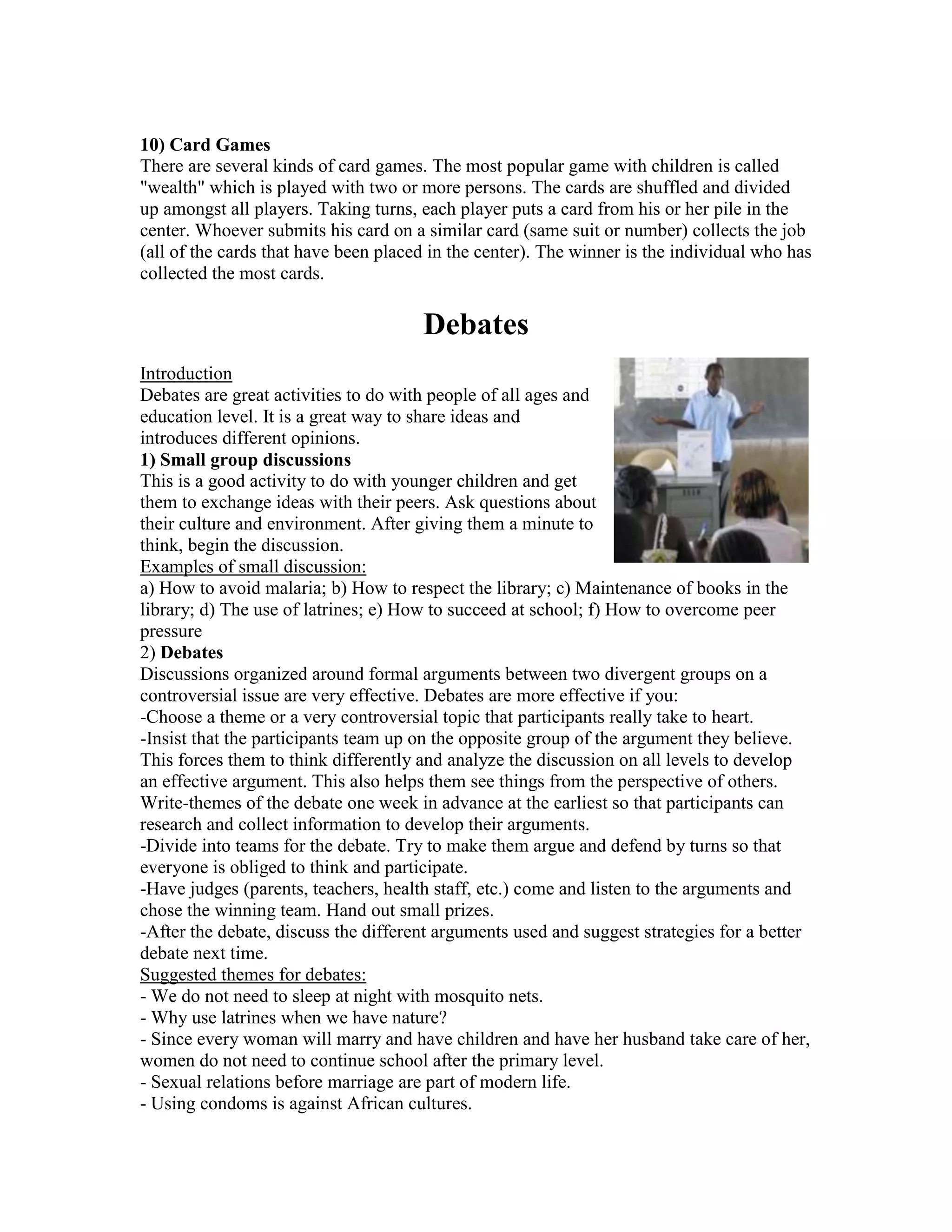 Librarian activities guide