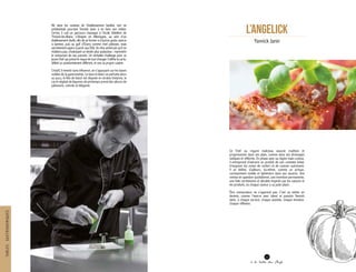 L’Angelick
Yannick Janin
Ce Chef au regard malicieux associe tradition et
progressisme dans ses plats, comme dans ses dressages
ludiques et réfléchis. En phase avec sa région mais curieux,
il entreprend d’extraire un produit de son contexte initial,
d’esquiver les zones de confort et de cuisiner autrement.
Il se définit, d’ailleurs, lui-même, comme un artisan,
constamment mobile et éphémère dans ses œuvres. Une
remise en question quotidienne, une invention permanente,
une folie cartésienne et décalée inspirée par les saisons et
les produits, où chaque saveur a sa juste place.
Être restaurateur ne s’apprend pas. C’est un métier en
devenir, comme l’exerce avec talent et passion Yannick
Janin, à chaque service, chaque assiette, chaque émotion,
chaque réflexion.
Né dans les cuisines de l’établissement familial, rien ne
prédestinait pourtant Yannick Janin à en faire son métier.
Certes, il suit un parcours classique à l’école hôtelière de
Thonon-les-Bains, s’éloigne en Allemagne, au sein d’un
établissement étoilé, afin de se former à d’autres goûts, exerce
à Genève, puis au golf d’Esery comme chef pâtissier, mais
secrètement aspire à partir aux USA. Un rêve américain qu’il ne
réalisera pas, choisissant un destin plus audacieux : reprendre
le restaurant de ses parents. Un véritable challenge pour ce
jeune Chef qui prend le risque de tout changer. Il affine la carte,
définit un positionnement différent, et ose sa propre cuisine.
Créatif, il invente sans influence, en s’appuyant sur les bases
solides de la gastronomie. Le beurre blanc se parfume alors
au yuzu, le filet de bœuf est disposé en strates linéaires, le
carré végétal de légumes de printemps prend des allures de
pâtisserie, colorée et élégante.
25
à la table des Chefs
TABLESGASTRONOMIQUES
 